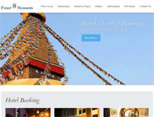 Tablet Screenshot of go-nepal.com
